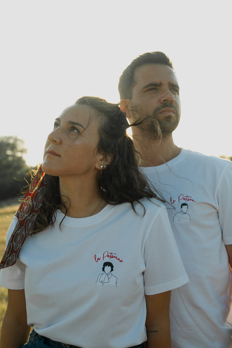 Coco et Germi - T-shirt personnalisé en coton bio - Brodé en France
