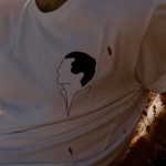 Mariage en Terre Inconnue Tee-shirt coton biologique bio brodé france broderie t-shirt blanc minimaliste éthique mode équitable éco responsable