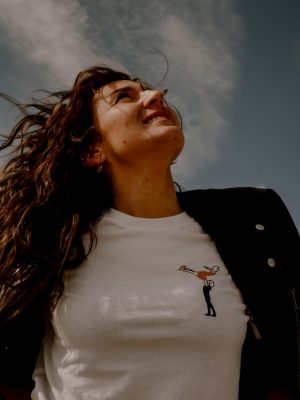 Tee-shirt Brodé Dirty Dancing - on ne laisse pas bébé dans un coin