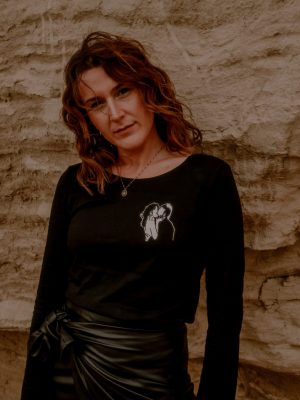 Coco et Germi broderie minimaliste texte brodé illustration, dessin personnalisé brodé