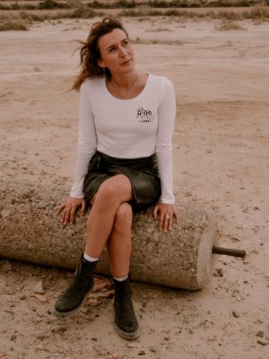 Coco et Germi broderie minimaliste texte brodé illustration, dessin personnalisé brodé